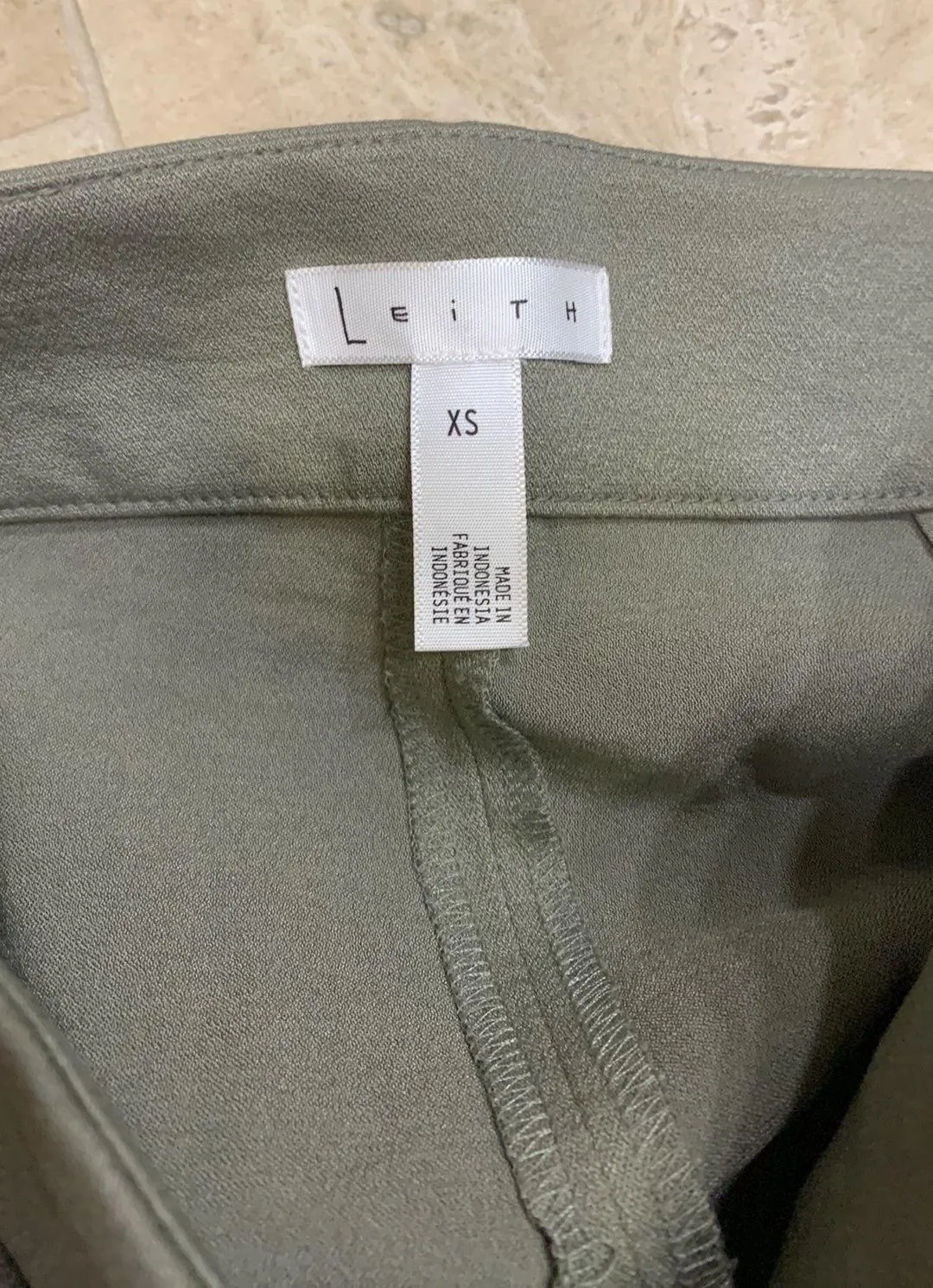 Olive High-Waisted Shorts - Image 3