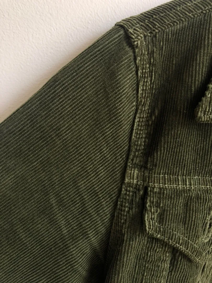 Corduroy jacket Green - Image 3
