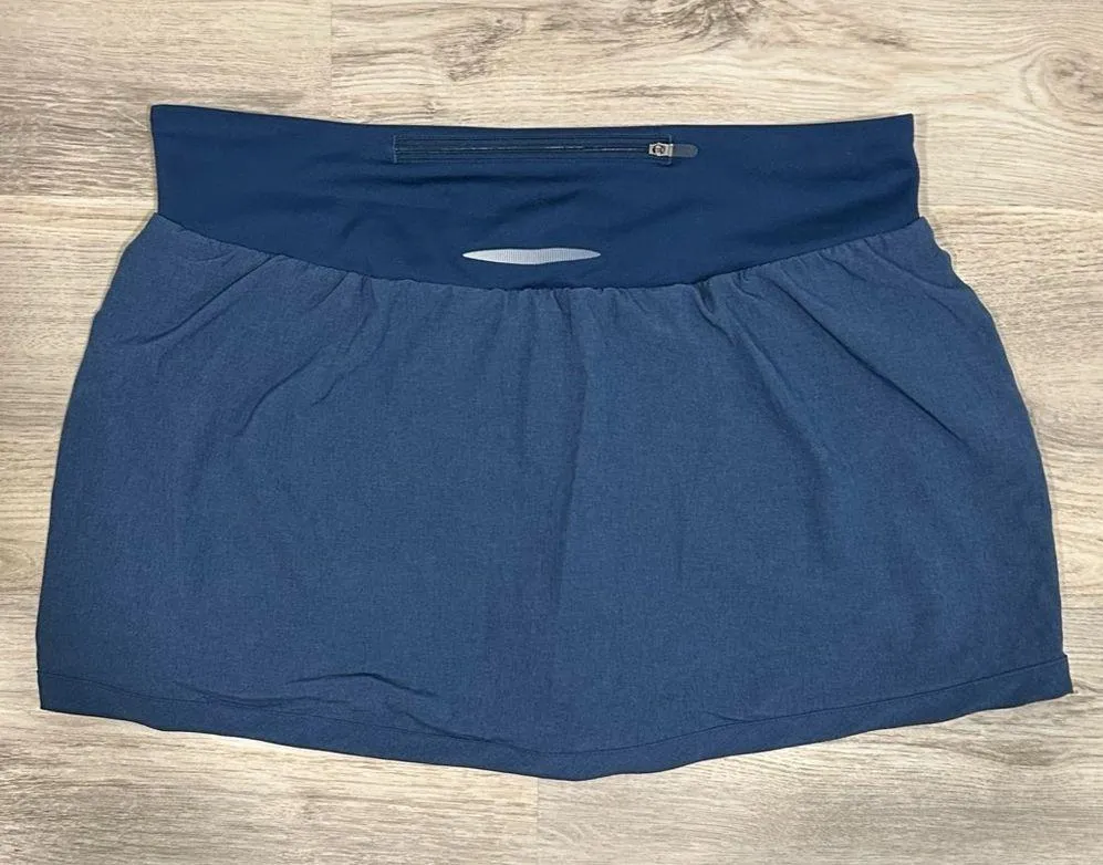 Under Armour ‎ Heatgear Blue Golf Tennis Skort Athletic Shorts Pockets Size L - Image 3