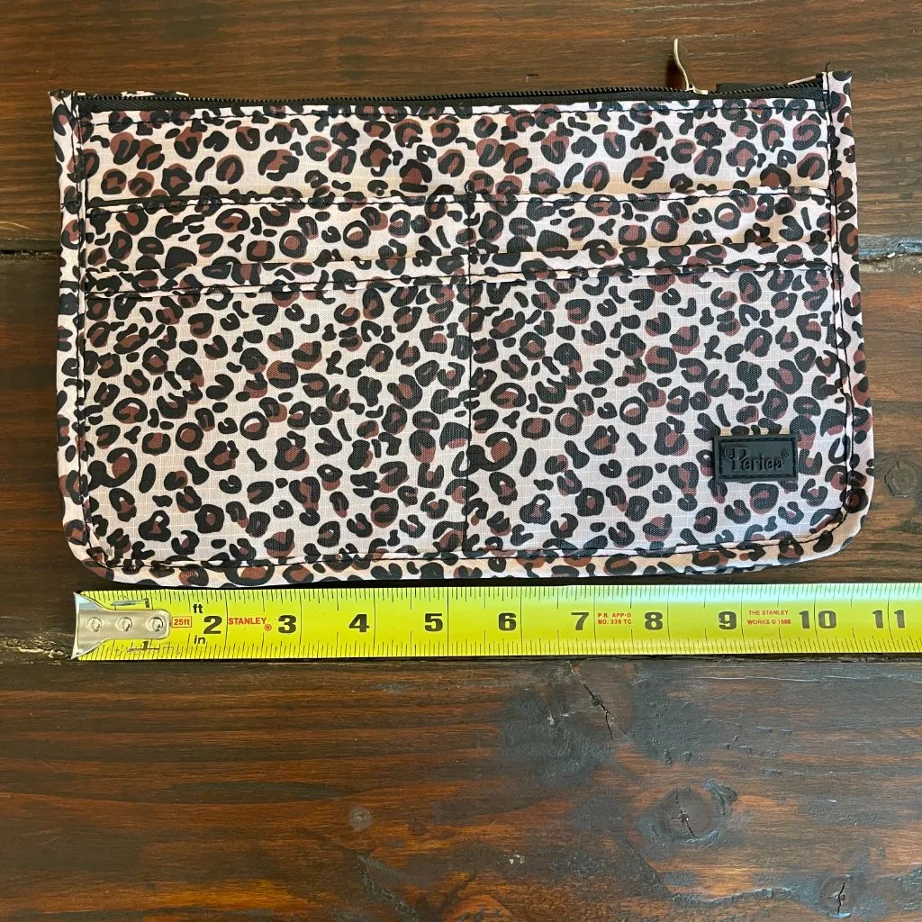 NWT Periea Leopard Print Purse Organizer Pink - Image 7