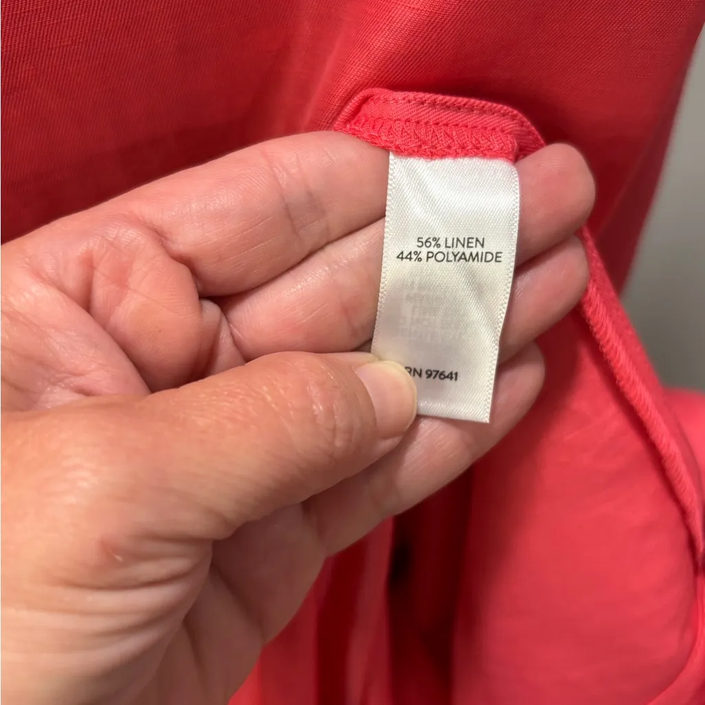 J.Jill pink linen blend midi maxi size L Size L - Image 8