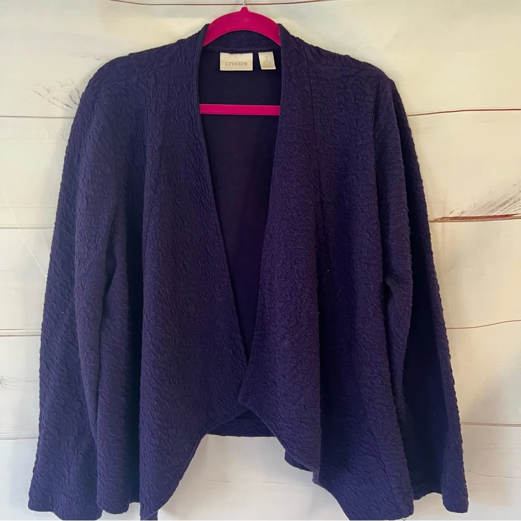 Chico purple blazer Size large - Image 2