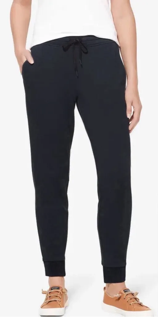 Tommy John • Luxe French Terry Jogger pant black Onyx Go Anywhere Collection Size M - Image 1