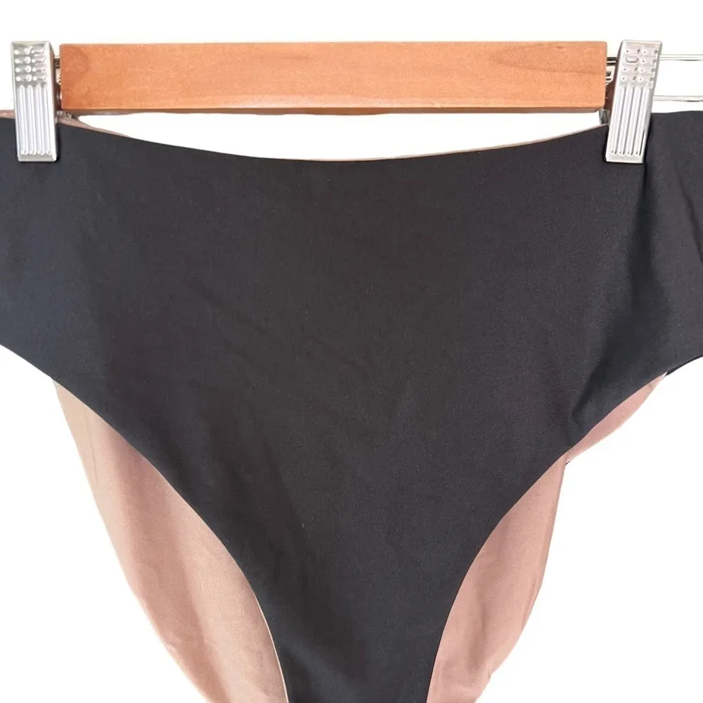 Good American - NWT Good Waist Bikini Bottom New Shine Reversible Sz 3/L - Image 3