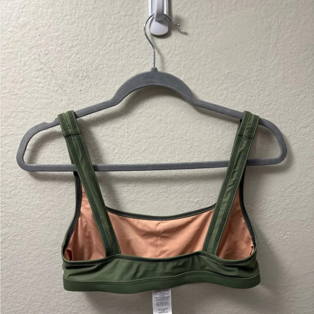 Madewell Green Balconette Bikini Top Size S Swim Summer Vacation Resort - Image 5