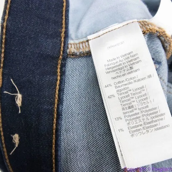 NEW Madewell Tall 9" Mid-Rise Skinny Jeans in‎ Larkspur Wash: TENCEL, 27T - Image 14