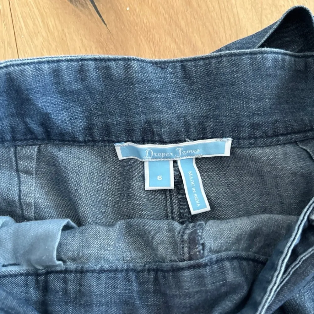 Draper James Denim Tie-Waist Shorts - Image 4