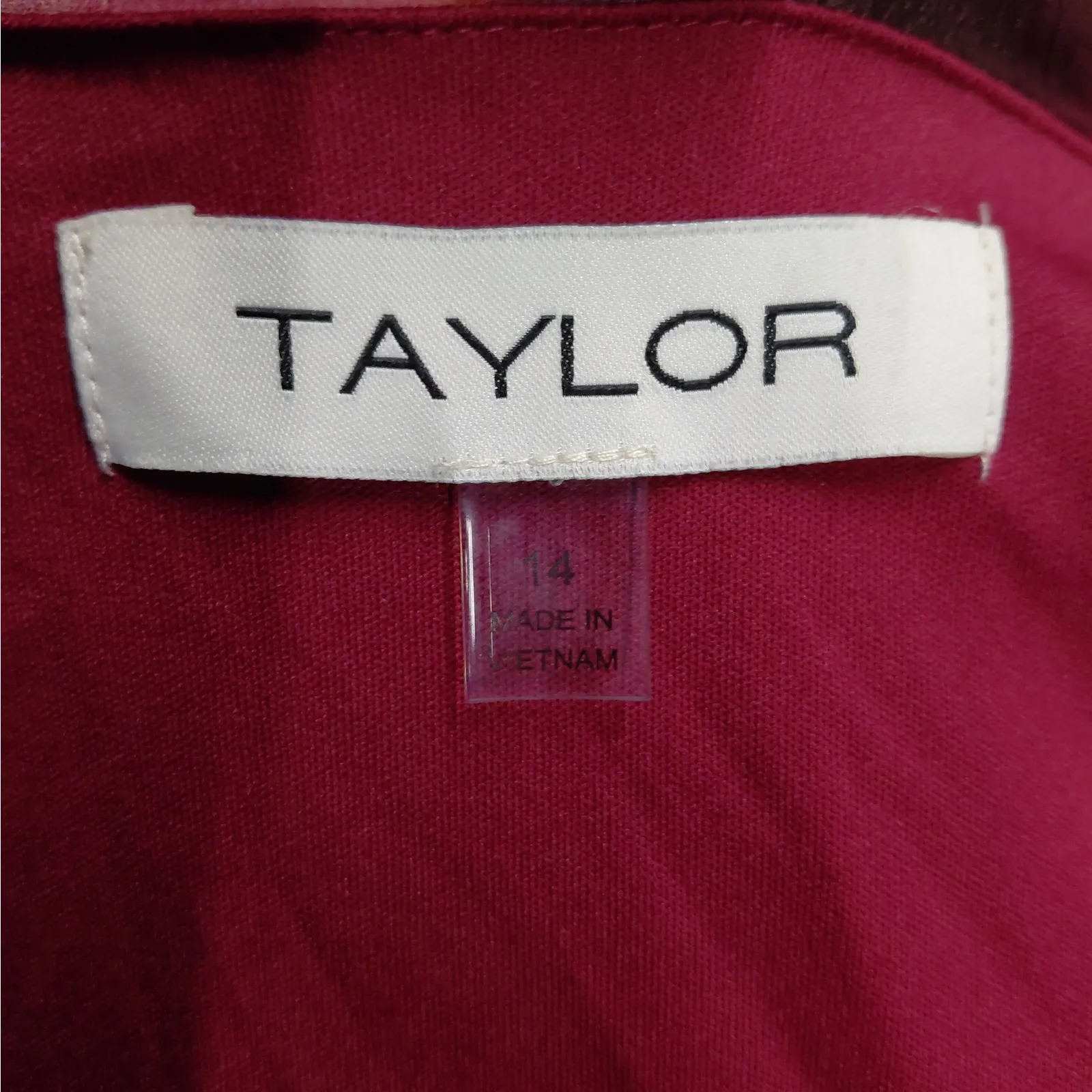 Taylor Women's Wrap Dress Size 14 Multi Tie Dye Chiffon Sleeveless Boho Party - Image 10