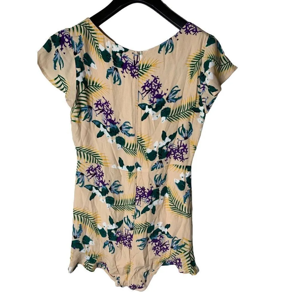 For Love and Lemons Printed v neck jumper women’s size medium - Image 3