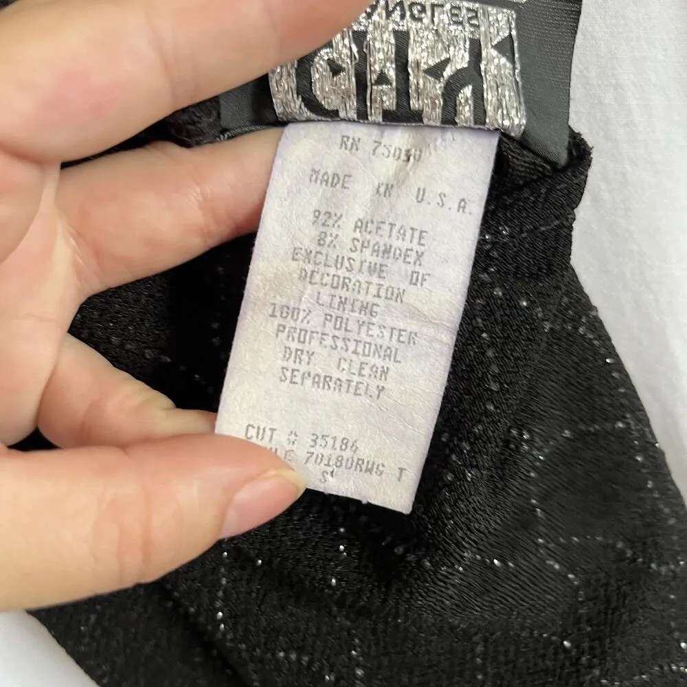 Y2K City Triangles Womens Babydoll Dress Size Small Prom Fairy Whimsigoth Dreamy - Image 5