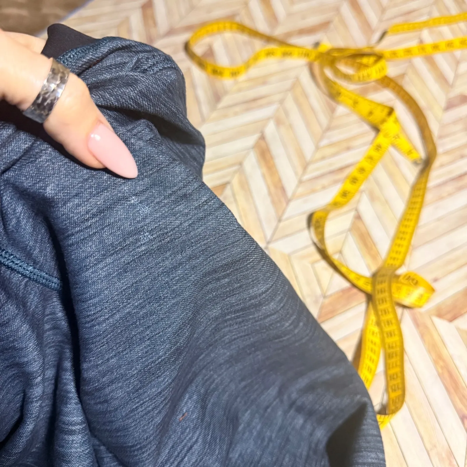 Lululemon Forme Pant Sz 6 Yoga Straight Leg W59595 Blue Black Mid Rise Dance Gym - Image 10