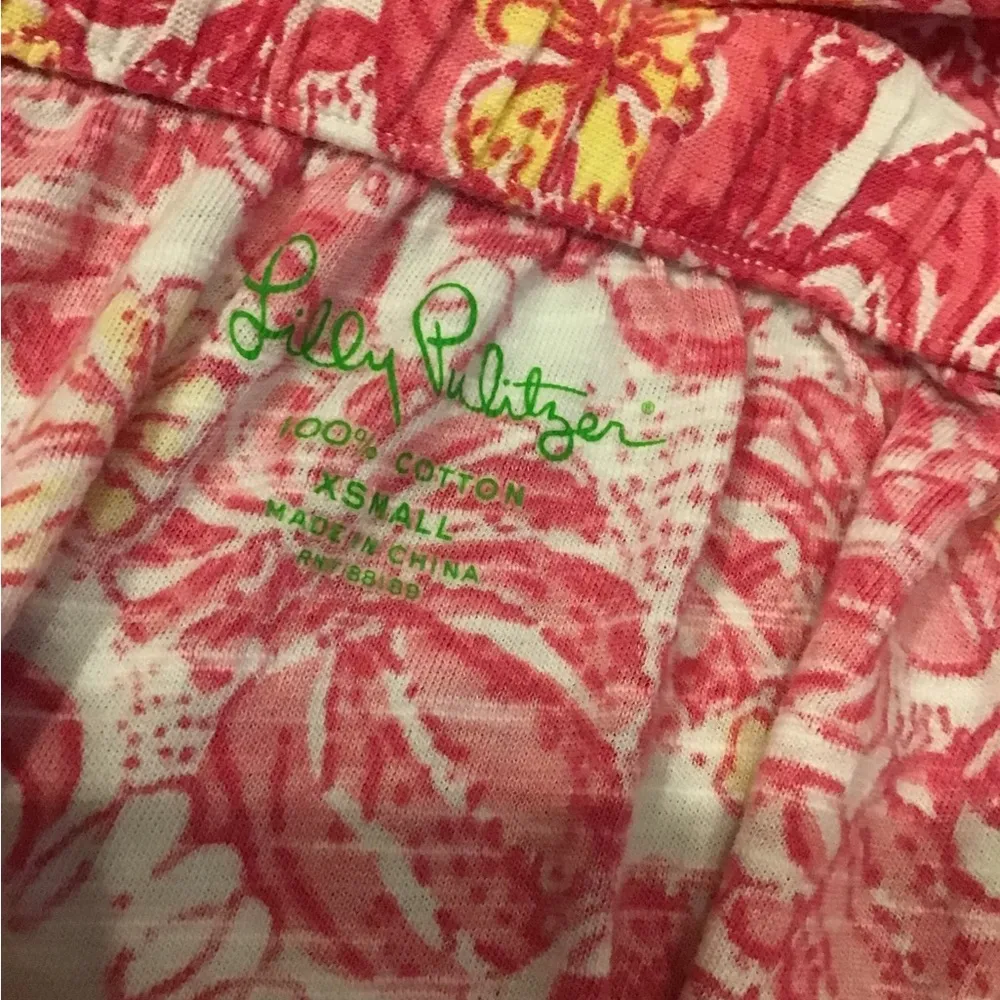 Lilly Pulitzer Wiley tube top pink chum fish bucket size XS-preowned - Image 4