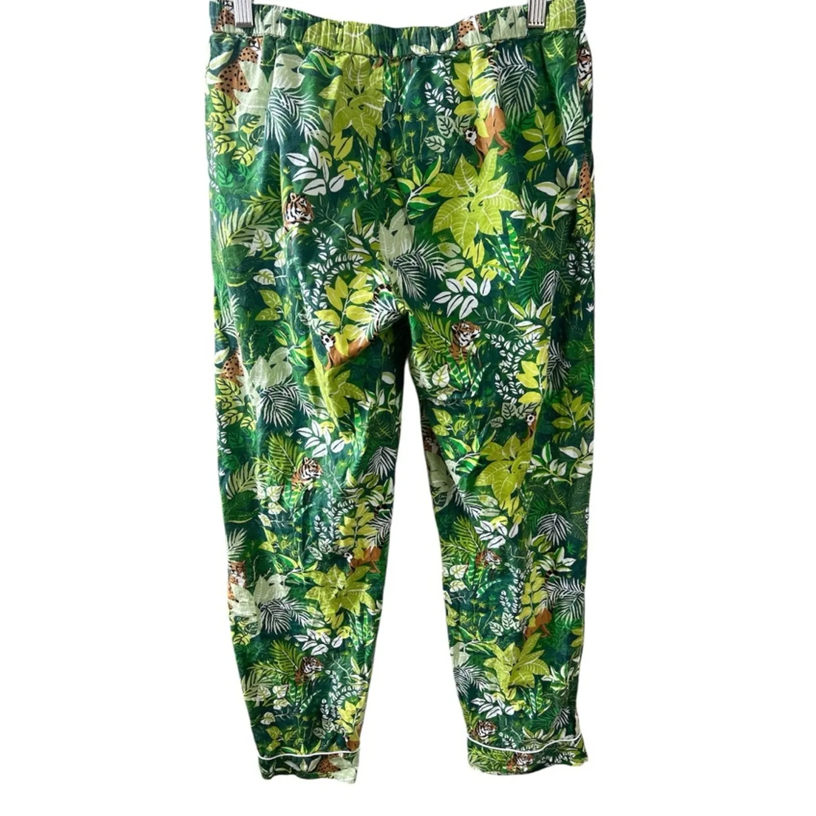 Printfresh Tropical Oasis Pajama Pants Jungle Print Size X - Image 3