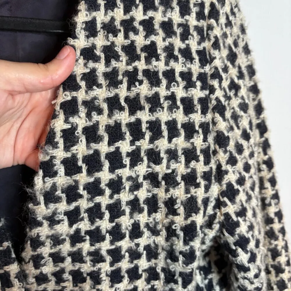 Vintage Lord & Taylor wool blend chunky blazer jacket Black - Image 2