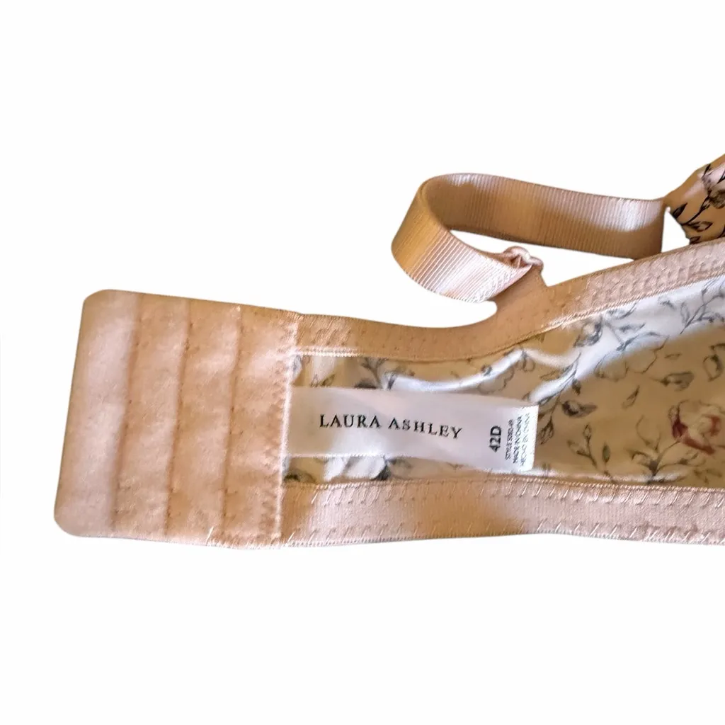 Laura Ashley Pink/Floral Full Coverage Underwire Bra Lightly Padded, 42 D - Image 2