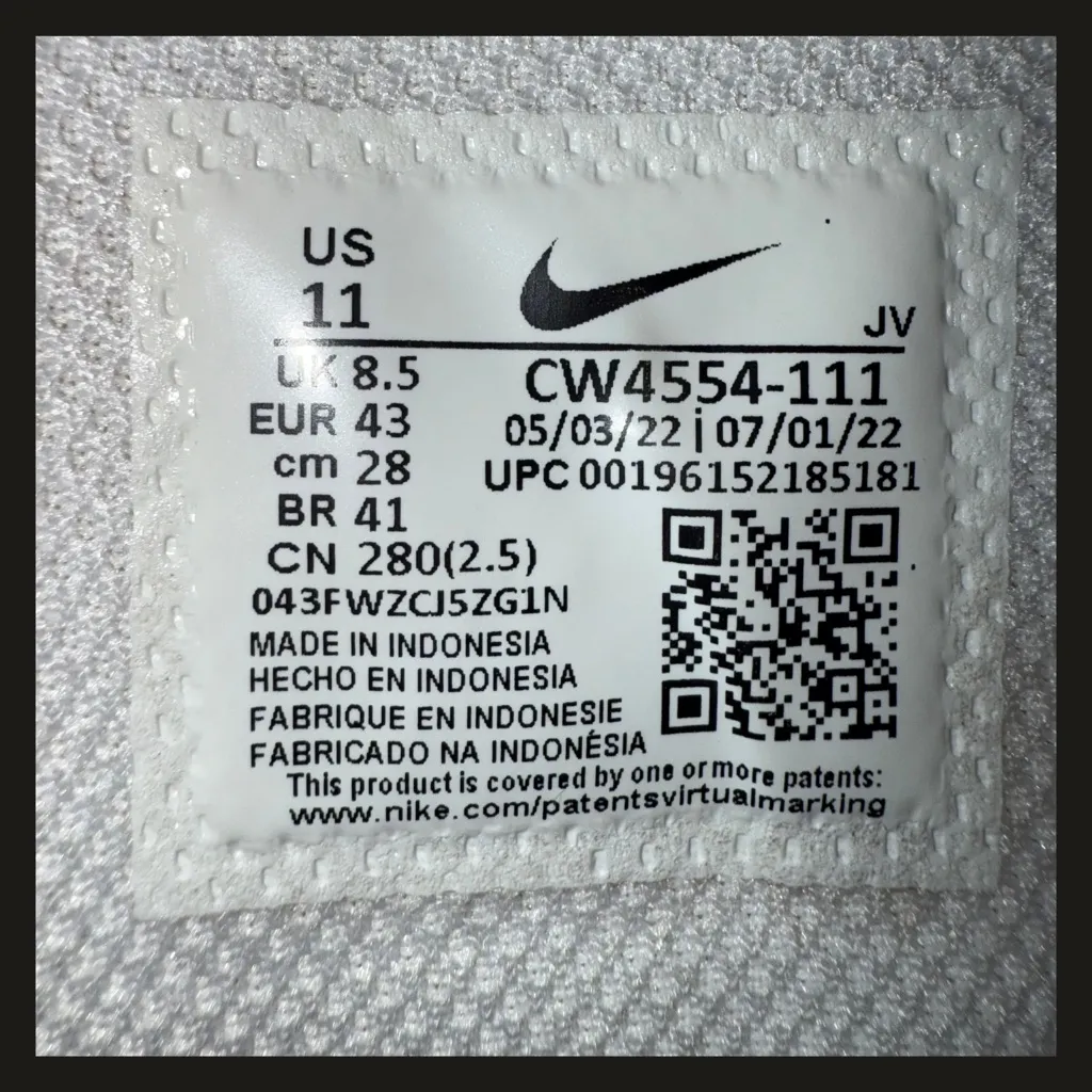 Nike Air Max SC Women’s Sneakers White Black Crimson Size 11 Running Shoes EUC - Image 15