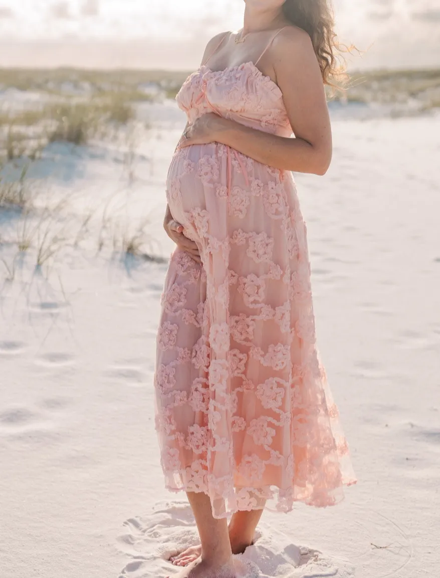 Light pink flower dress  - Image 2