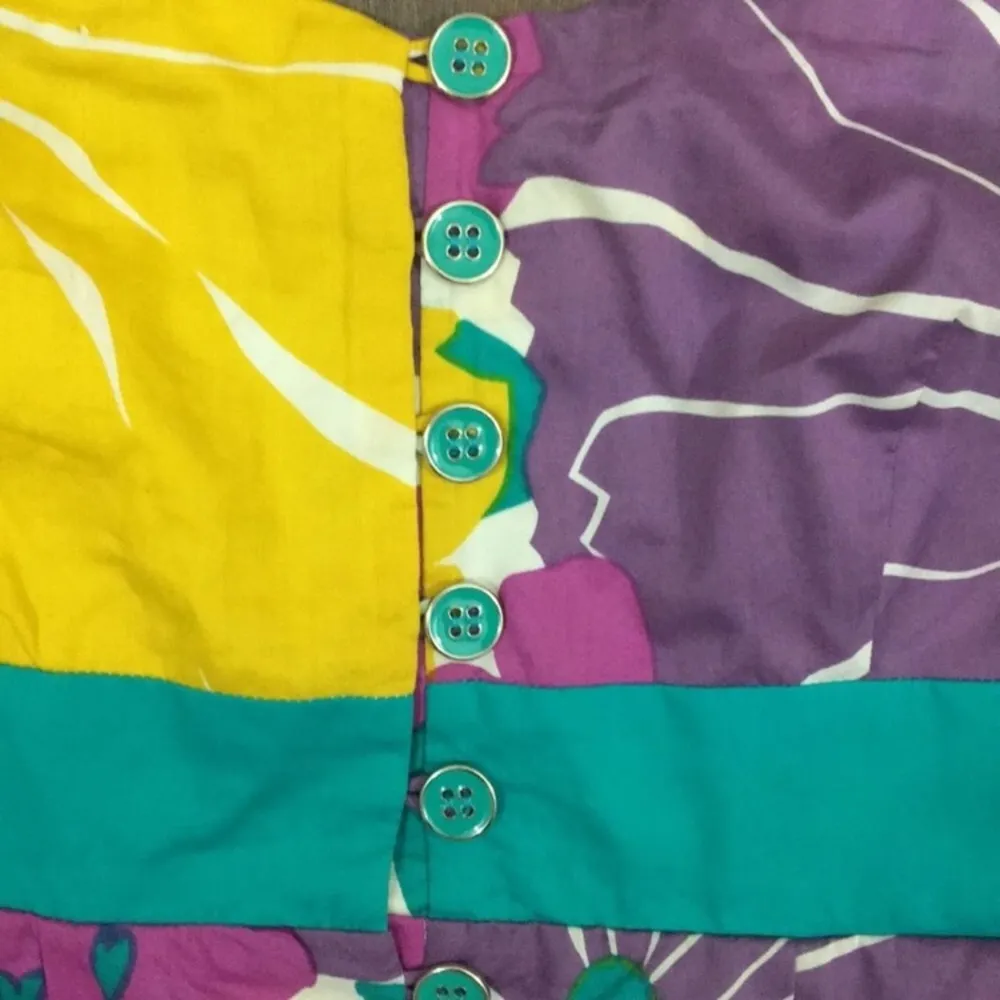 Anthropologie We love Vera Late Bloomer Strapless Bright Colorful Dress - Image 4