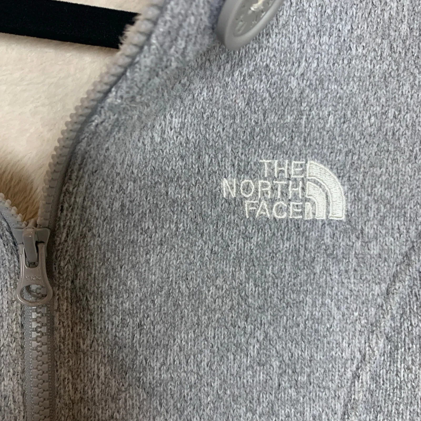 the North Face  Caroluna Fleece Jacket  Sz Small Gray Soft - Image 12