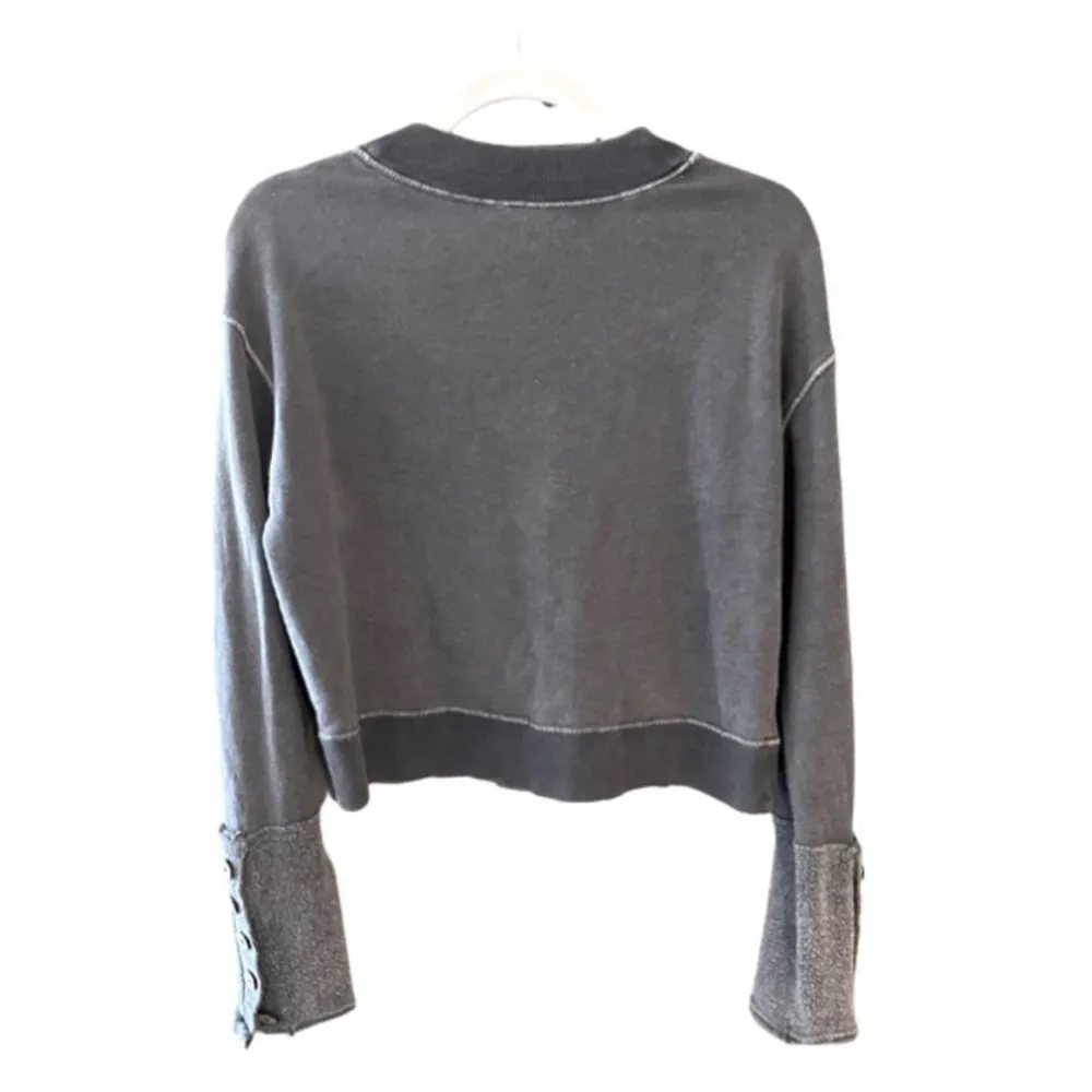 Free People Look Ahead Sweatshirt: Size XS - Image 3