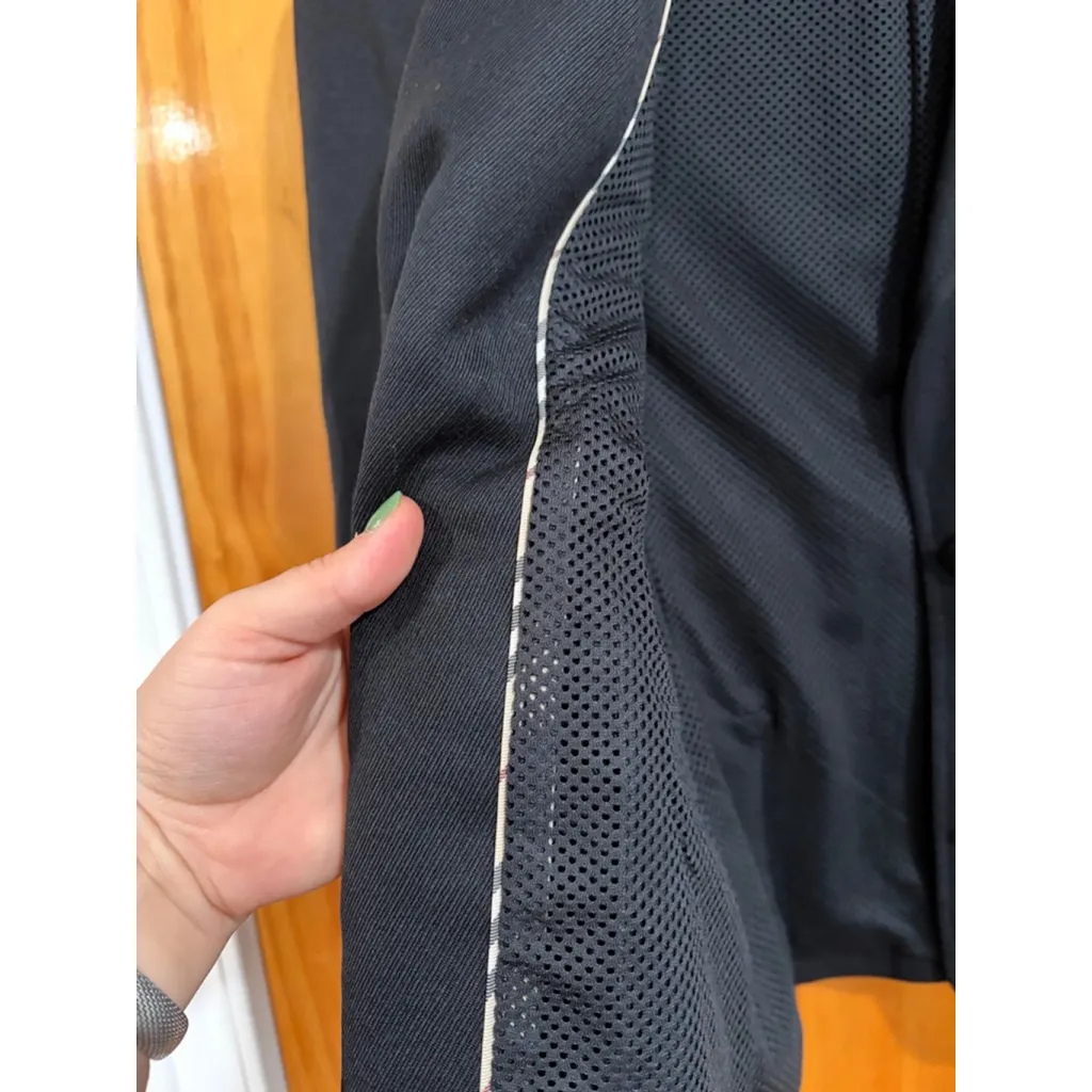 Burberry London Wool Blend Jacket Black Utility Pockets Made in Italy Size 2 - Image 5