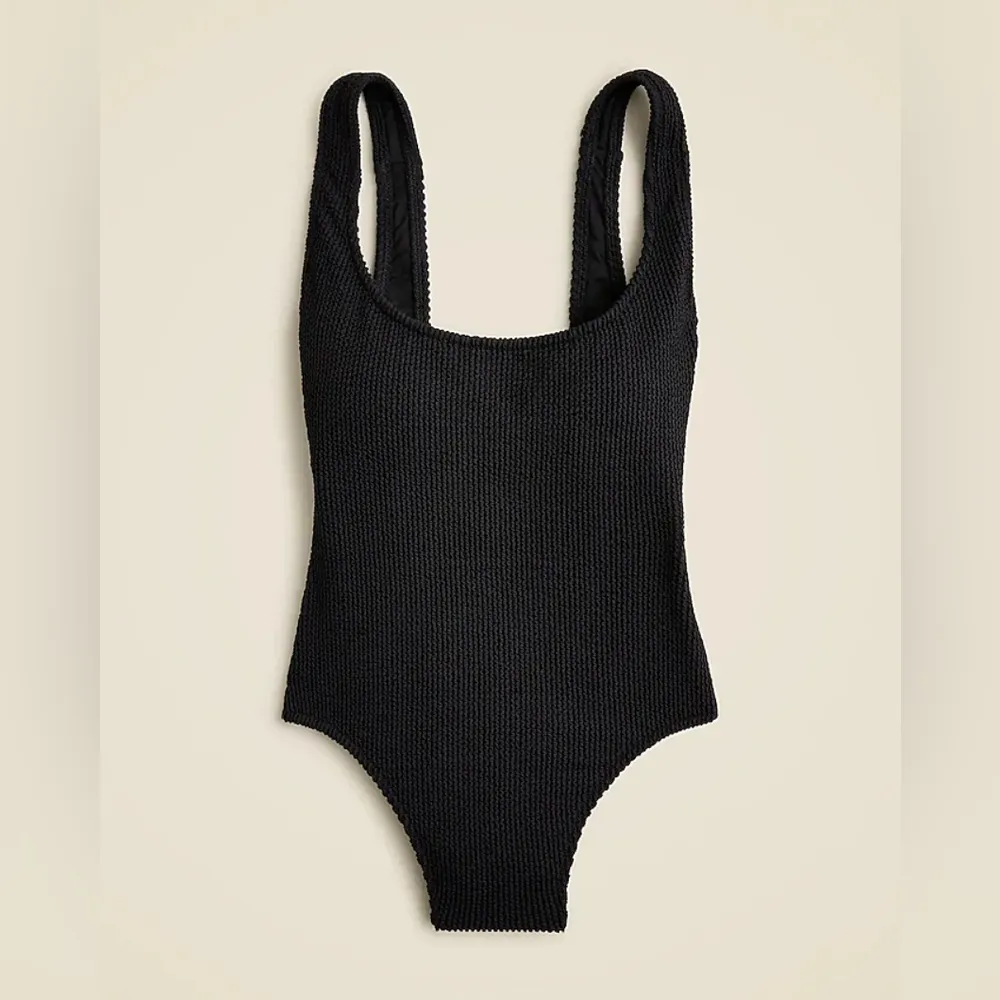 J.Crew Textured Scoopneck One Piece Swimsuit - Image 8
