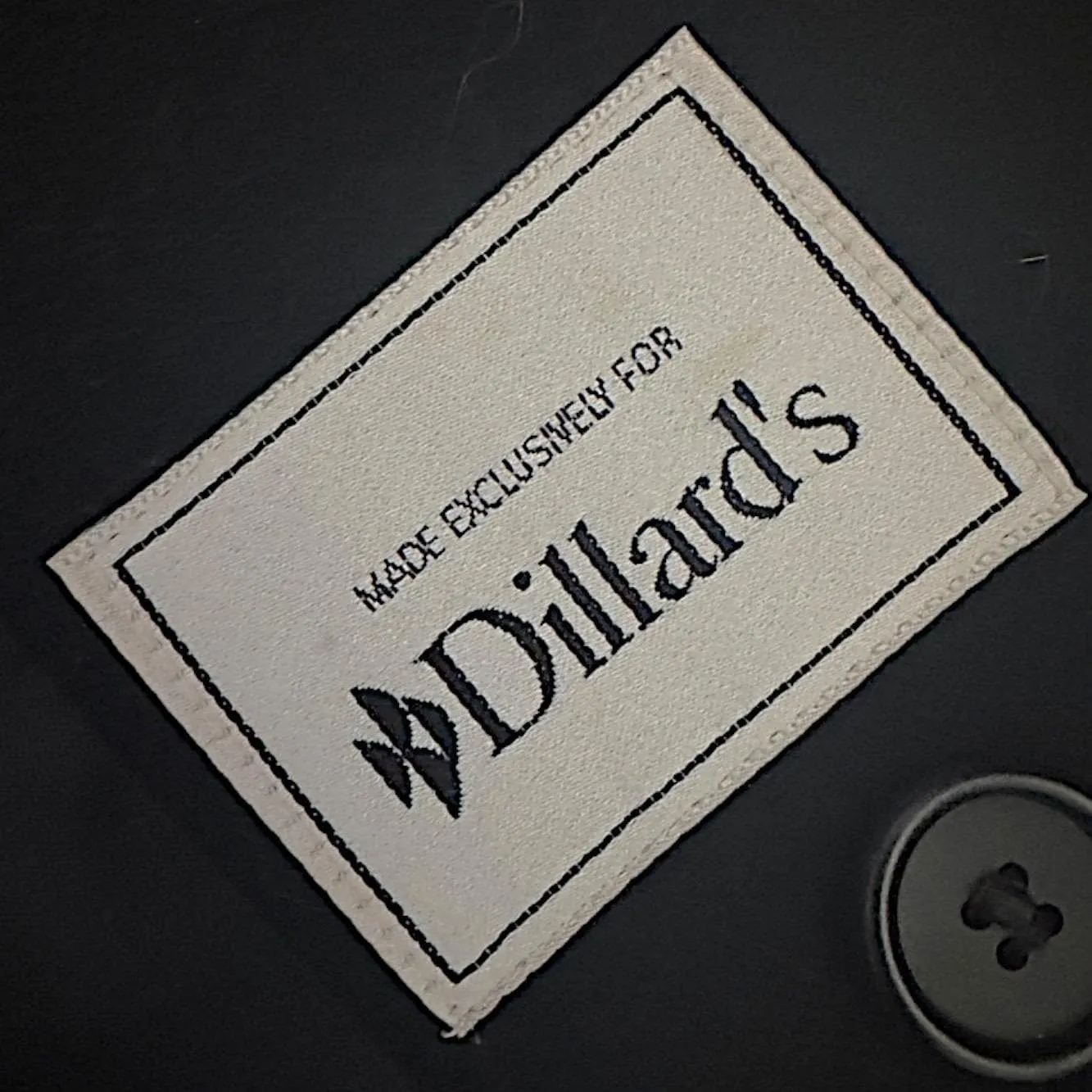 Preston York 80's Black Wool Angora Blend Double Breasted Long Overcoat Coat - Image 7