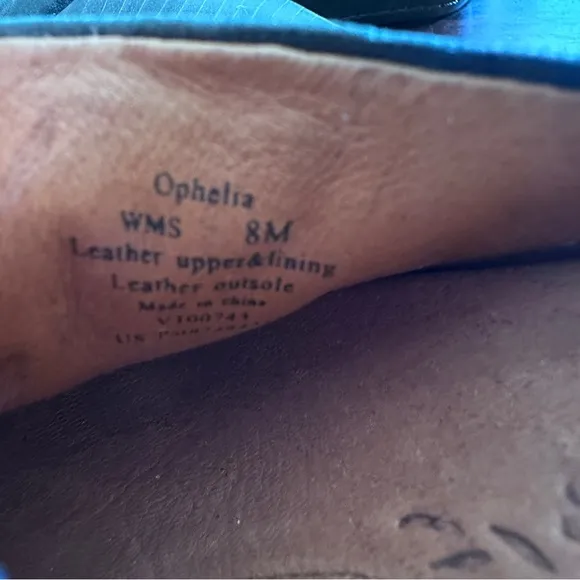 Gentle Souls  Y2K Ophelia Black‎ Leather Clog 8M - Image 7