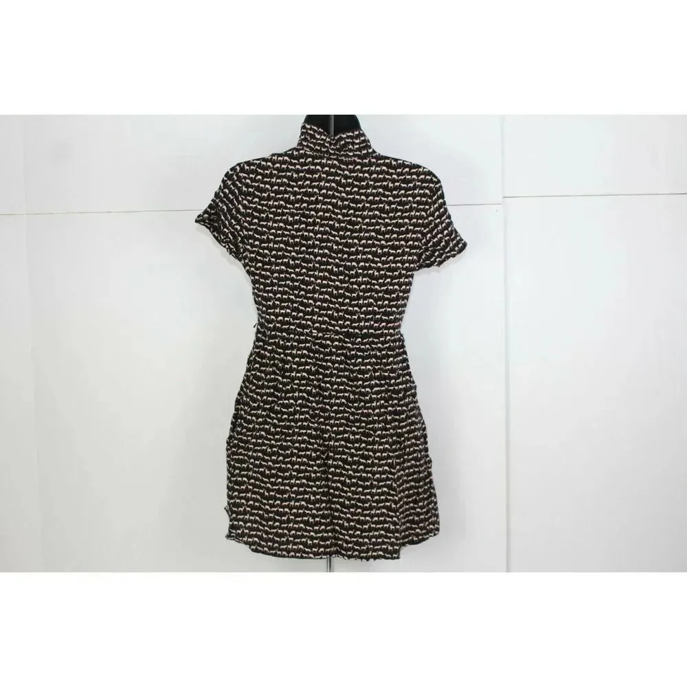 ladies DIVIDED skirt with rain deer print & pockets size 6 - Image 6