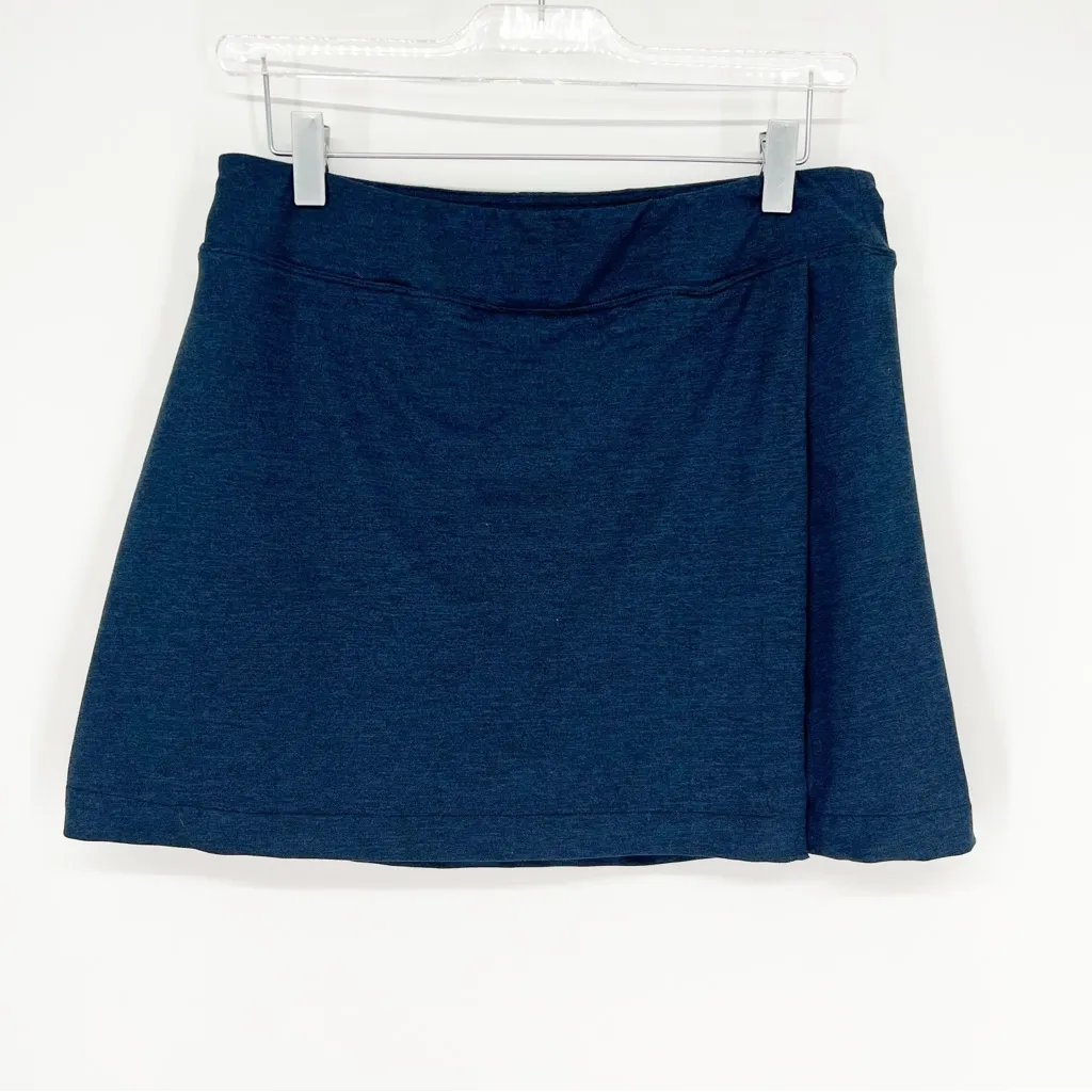 Quince  Side Slit Skort M Blue - Image 2