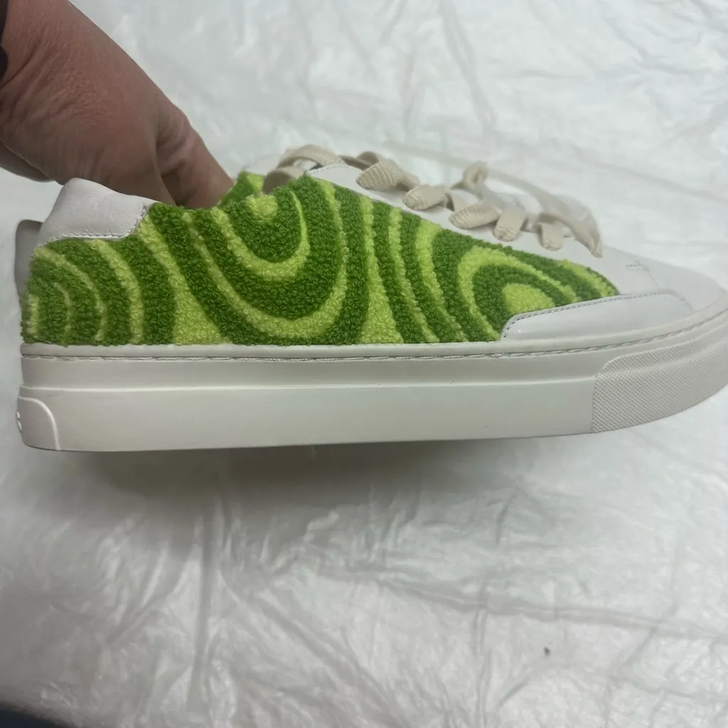 Soludos Women Sneakers Shoes Psychedelic Spiral Green Ibiza Platform SZ … - Image 6