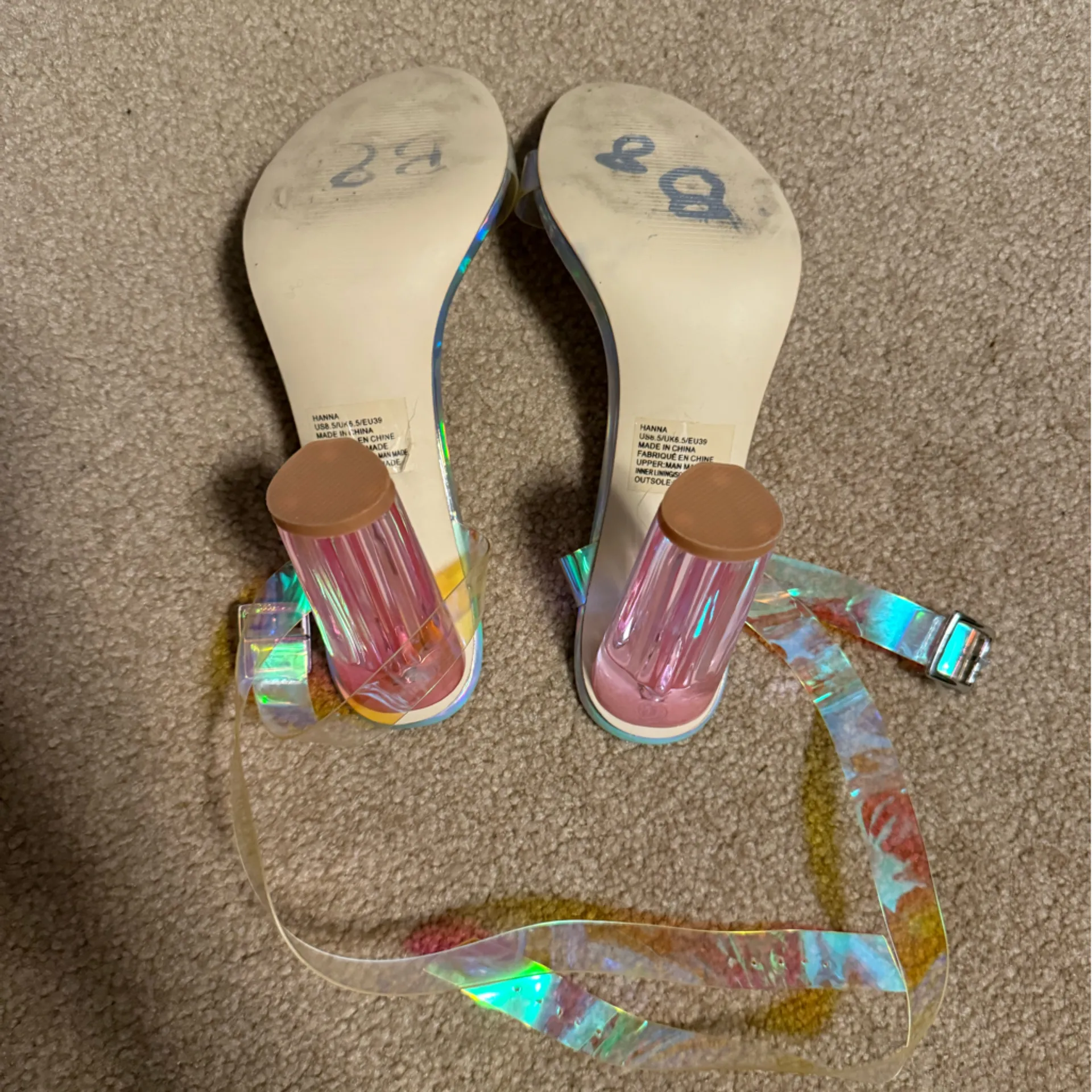 JustFab Holographic Women's Heels - Image 8