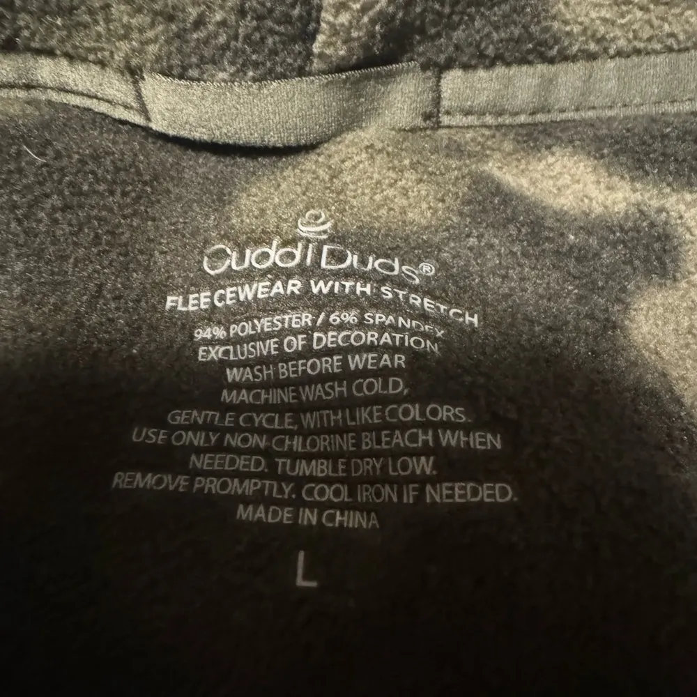 Cuddl Duds Camouflage Fleece Jacket - Image 3