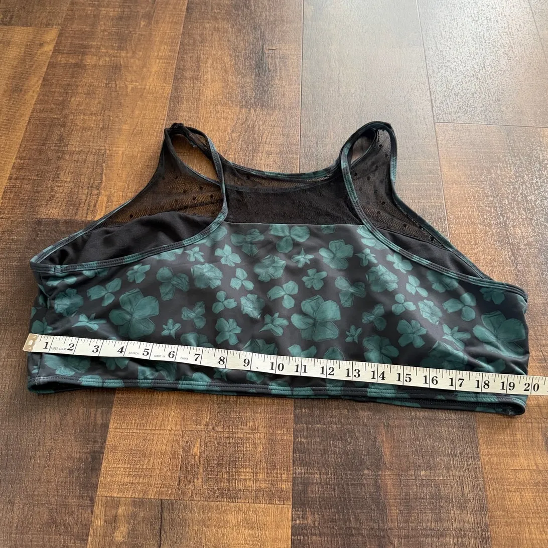 Albion Fit Maria Sea Petal Crop Top Swimsuit Size XXL - Image 6