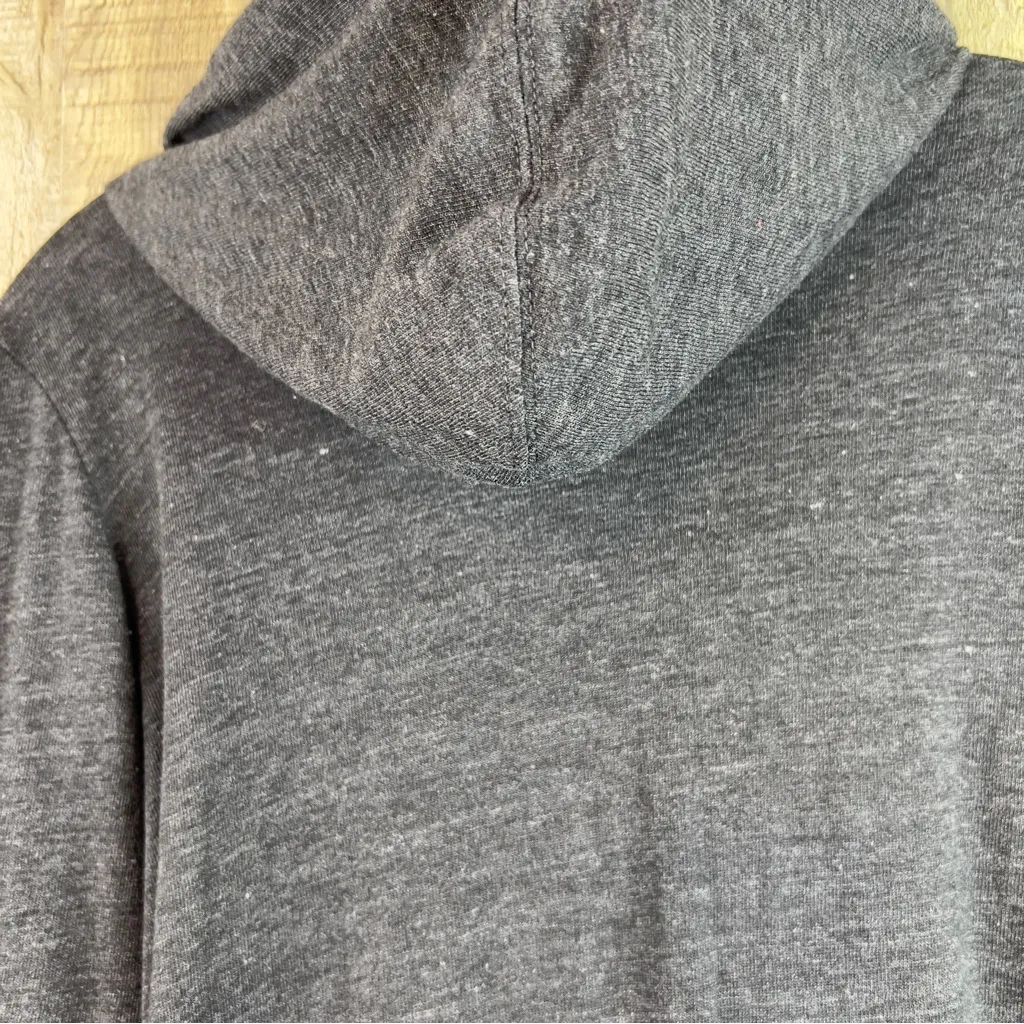 Vanity Fair XL HOODIE Long Sleeve Gray/Black/Charcoal Color Zipper Front… - Image 6