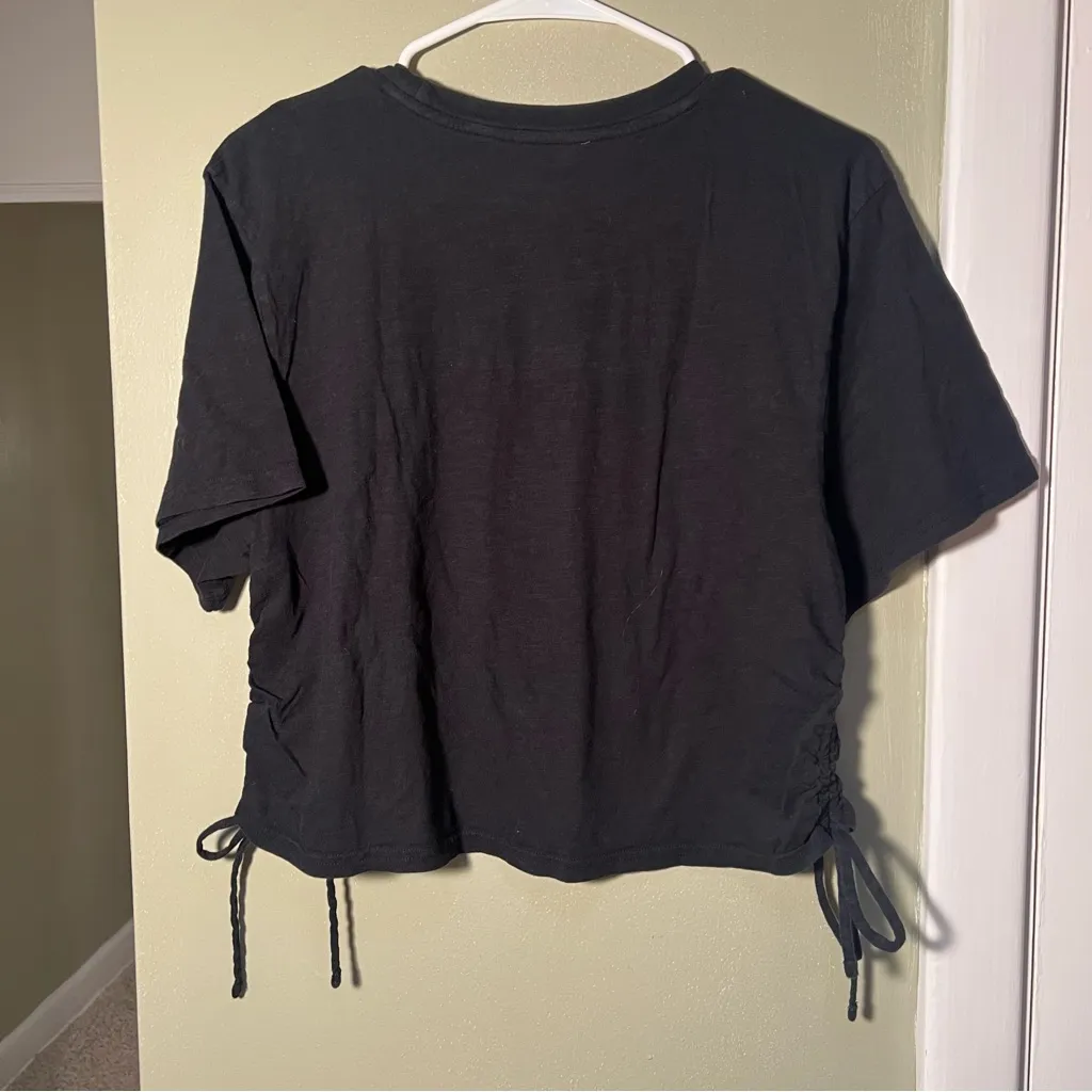 Universal Thread T-Shirt Black Cinched Sides Crewneck XL - Image 6