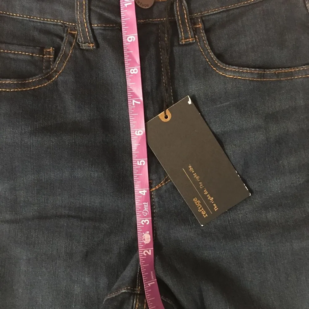 Charlotte Russe Refuge Dark Wash High Waisted Skinny Jeans Size 2 NWT - Image 7