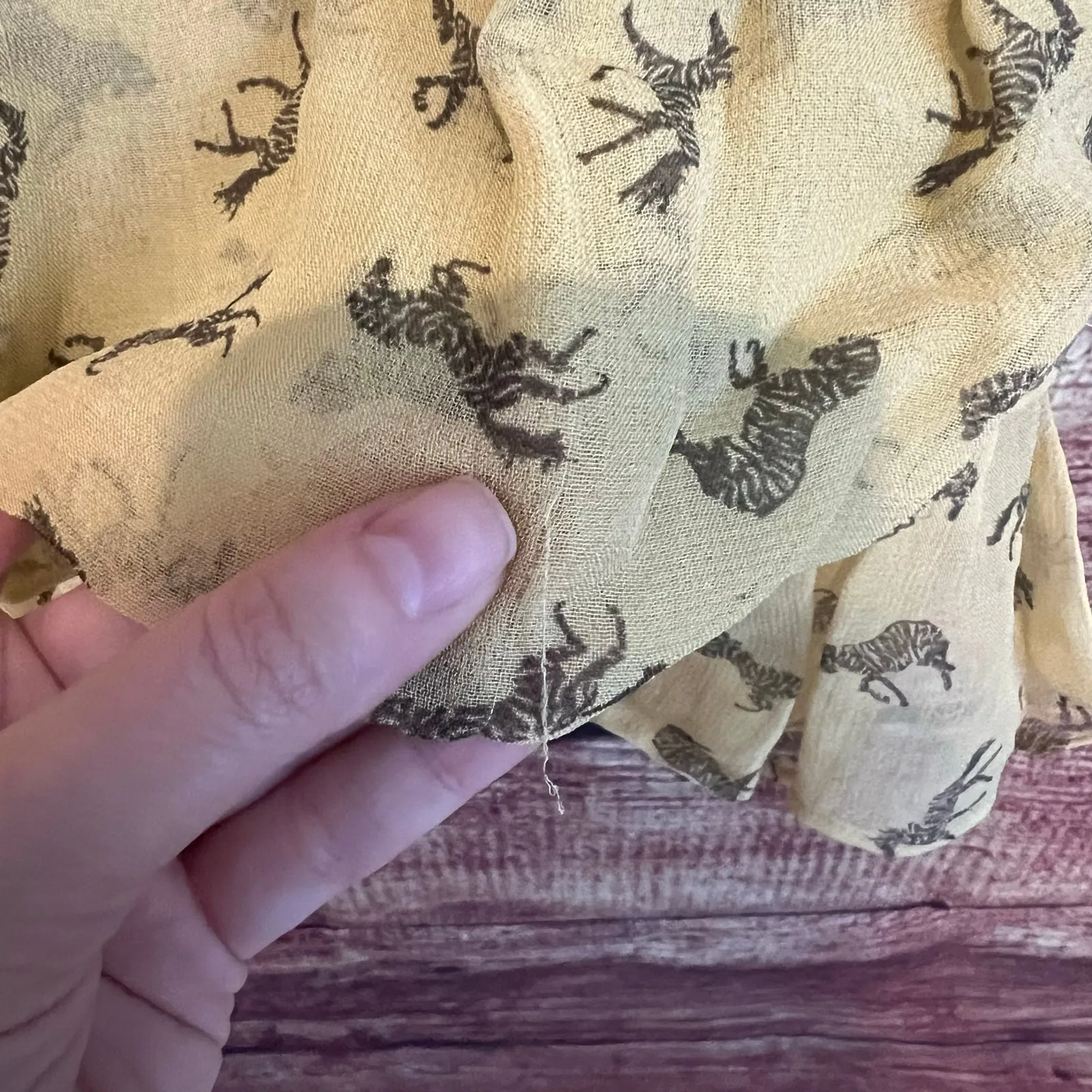 Paul & Joe Sister Fernande Floral Tiered Ruffle Mini Dress Zebra Animal Print - Image 6