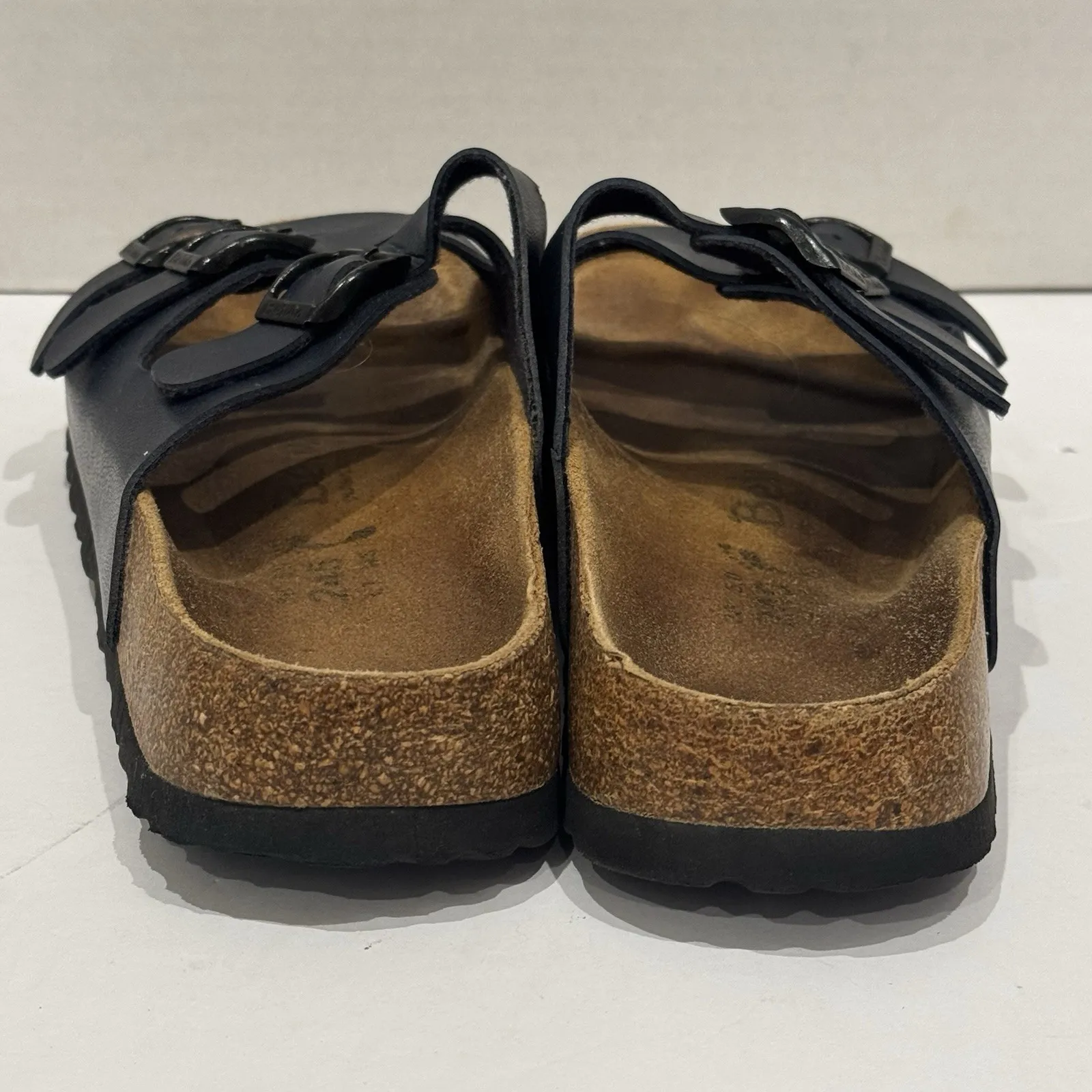 Betula Birkenstock Florida 3 Strap Slip On Sandal Navy Blue Women's 7 - Image 7