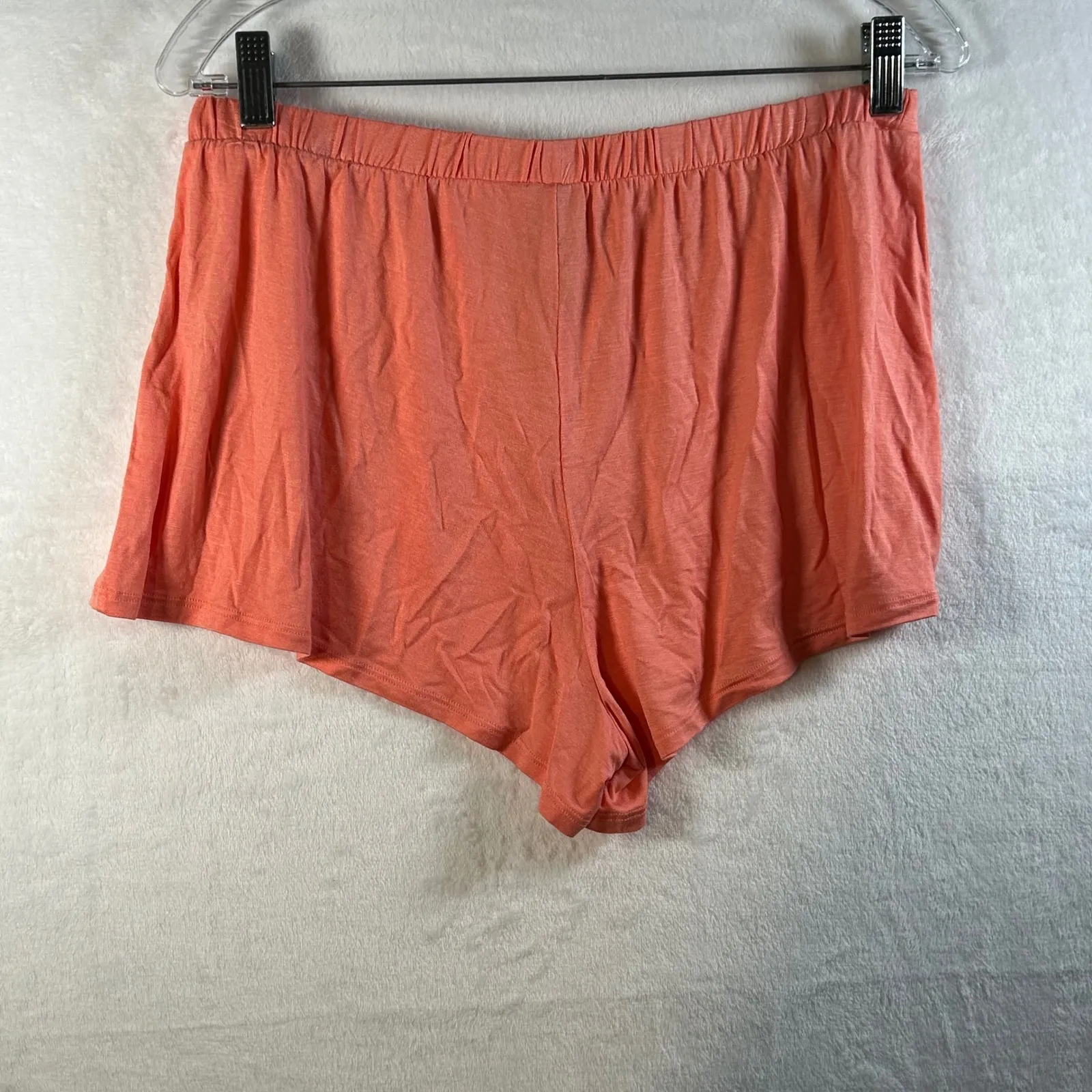 Honeydew Intimates Coral Button Fly Pajama Sleep Shorts Women's Size L Orange Size L - Image 4