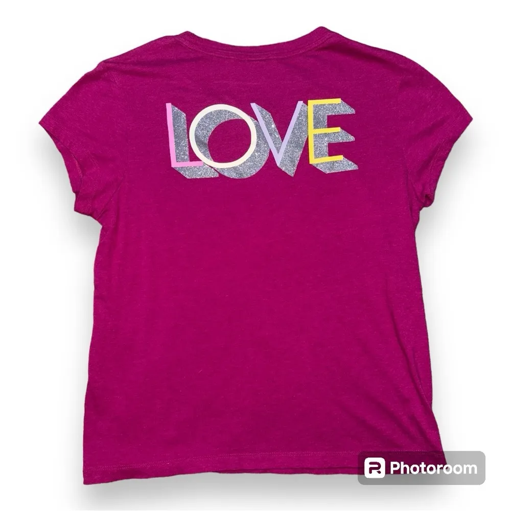 Victoria’s Secret love glitter short sleeve tee - Image 2