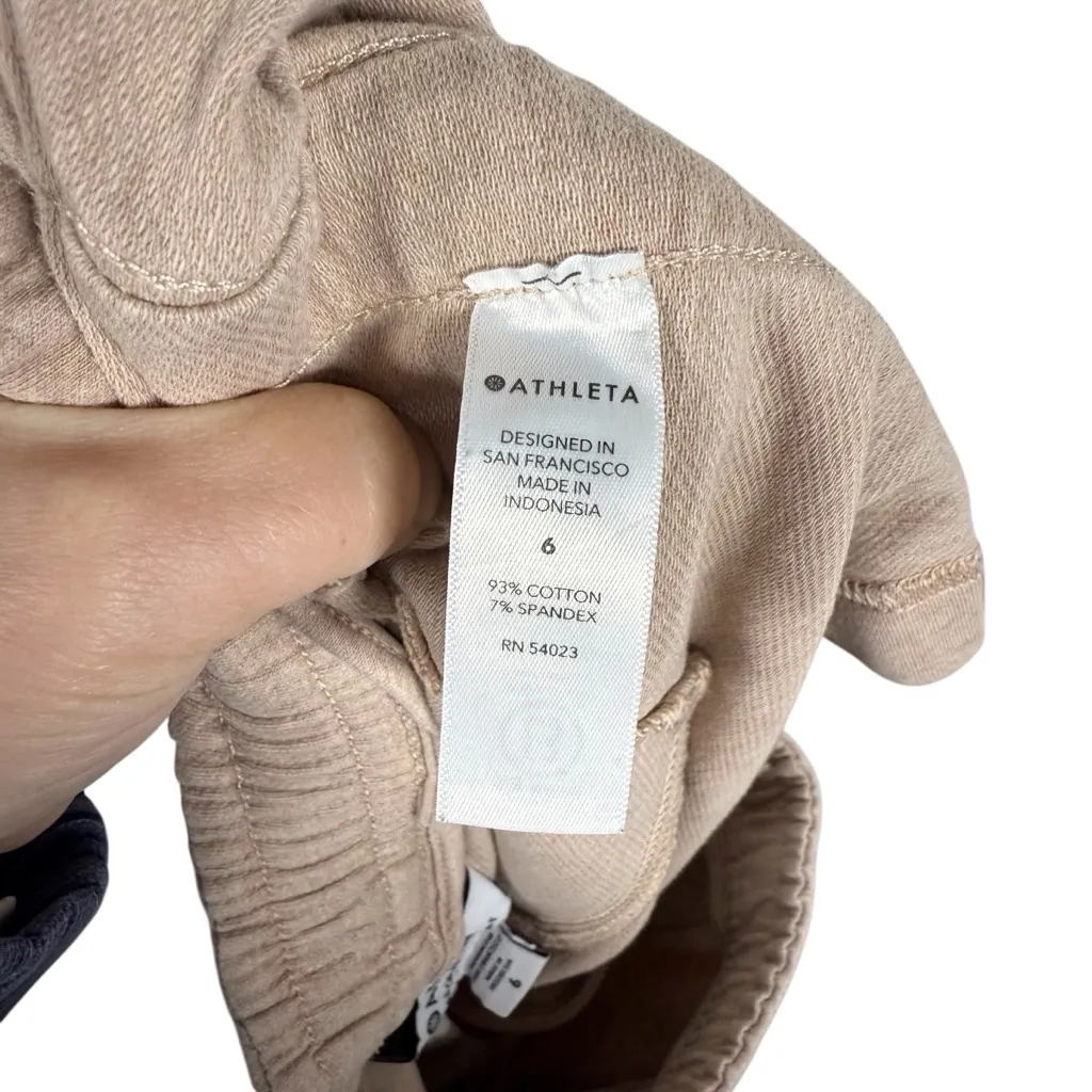 Athleta Women’s Farallon Heathered Shorts in Mocha Latte Tan Size 6 - Image 11