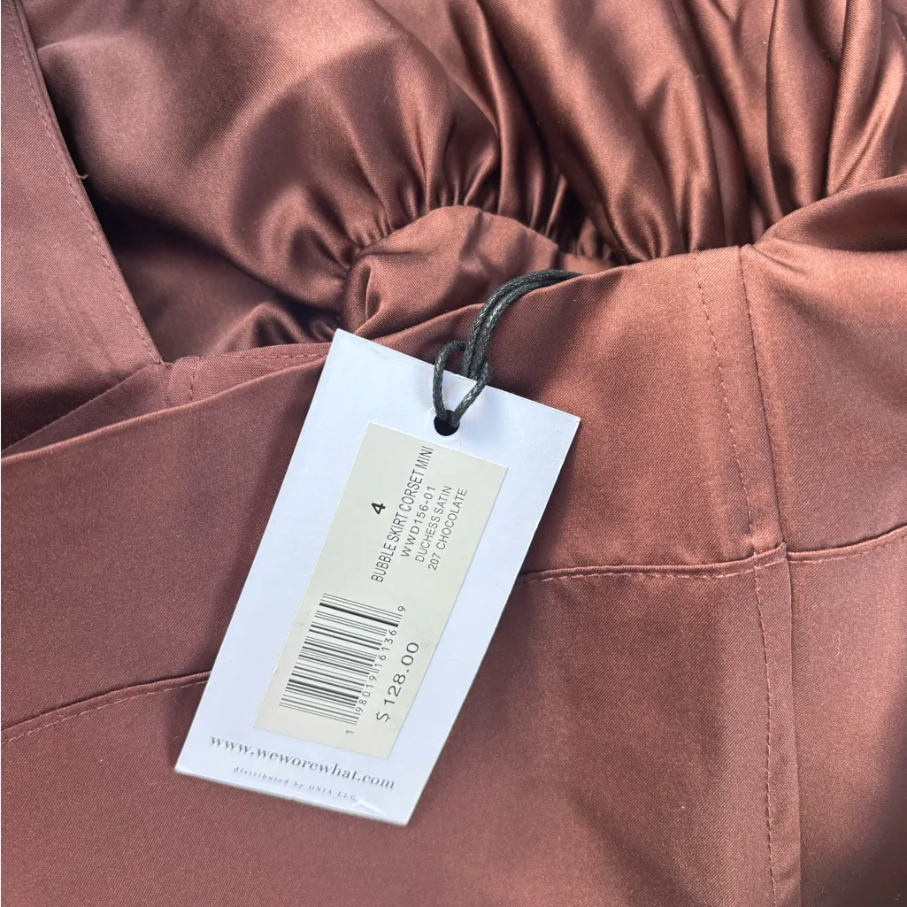 WeWoreWhat Chocolate Mini Dress - Image 4