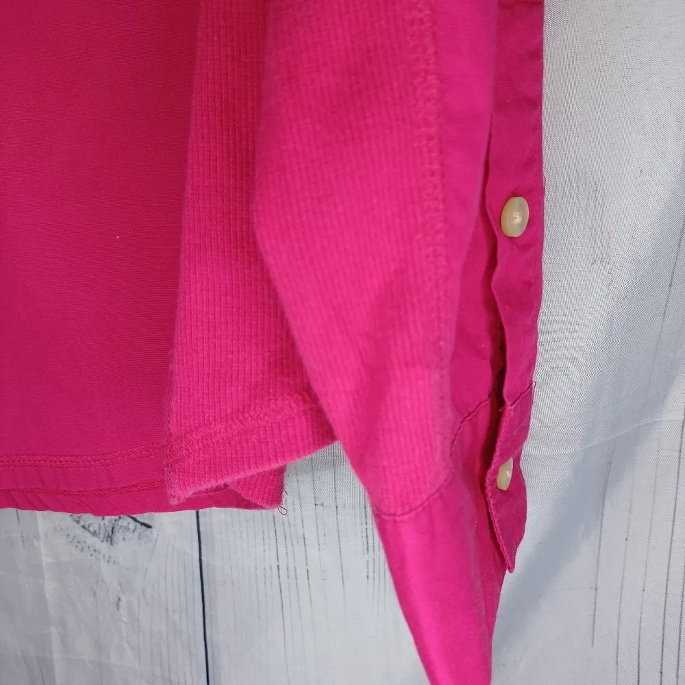 Converse One Star Bright Pink Button-Up Shirt - Image 13