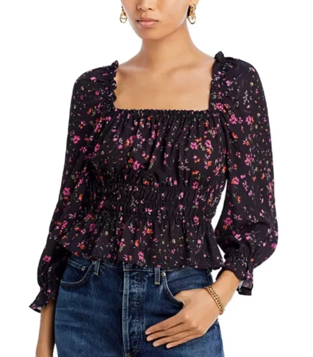 Cinched Square Neck Blouse - Image 4