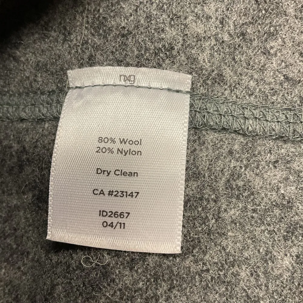 Talbots Women's Wool Blend Lightweight Blazer Jacket Charcoal‎ Grey Size 14 Work - Image 11