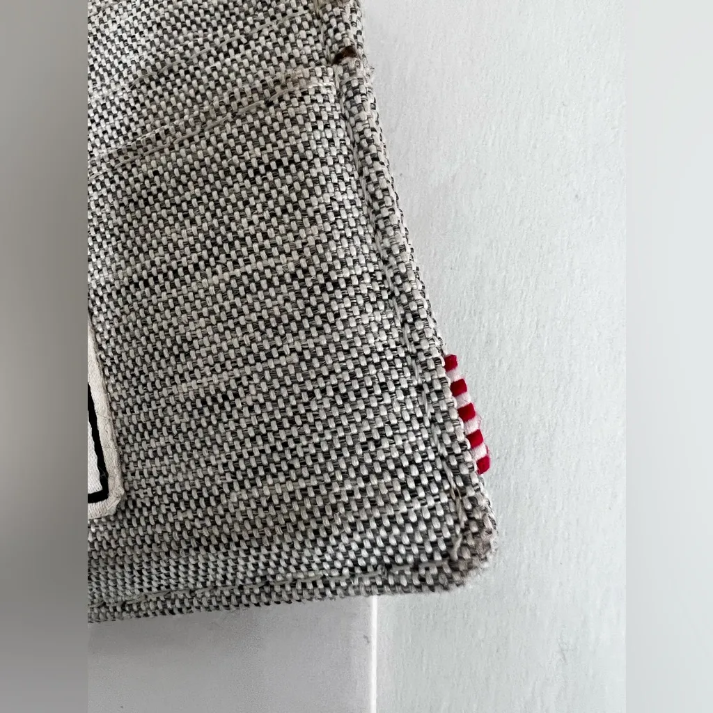 Herschel Supply Company Charcoal Gray with red pinstripe interior Card Holder - Image 5