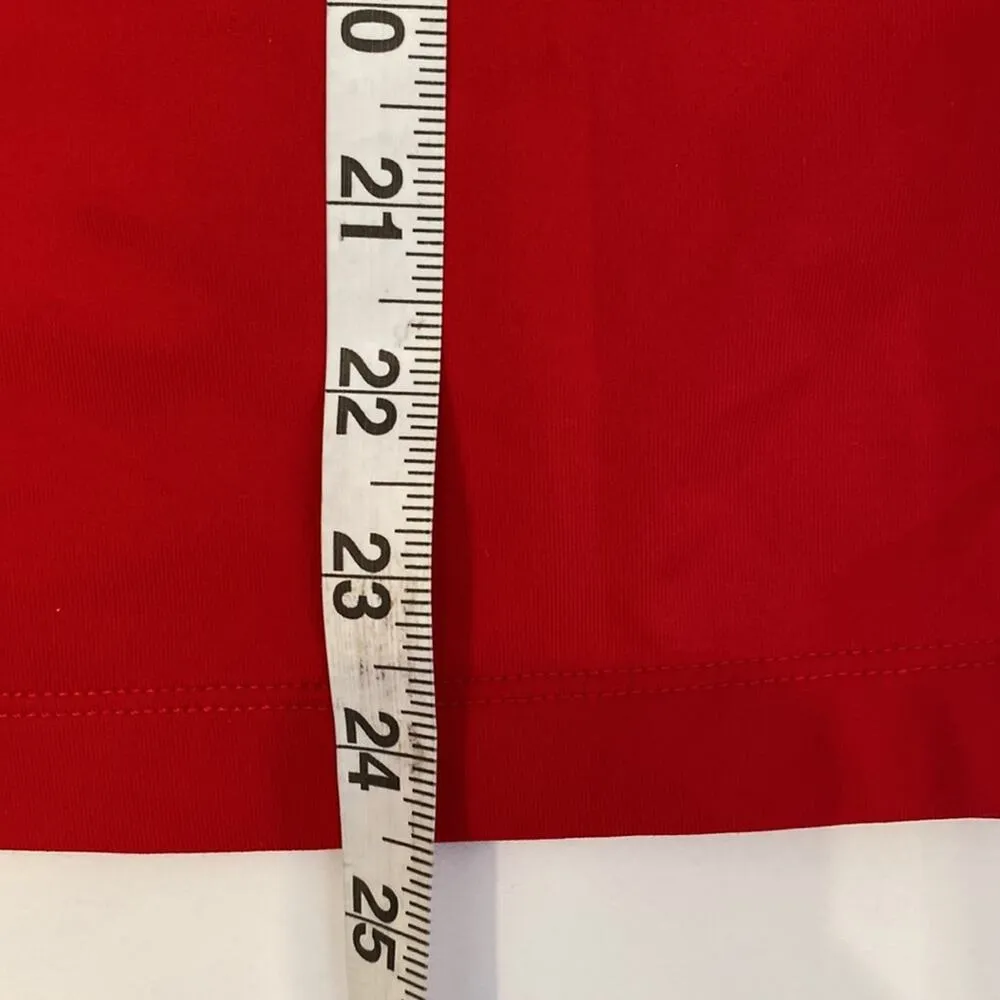 Chico’s Red Sleeveless Stretchy Tank Top EUC Sz XL Casual Nylon Spandex - Image 8