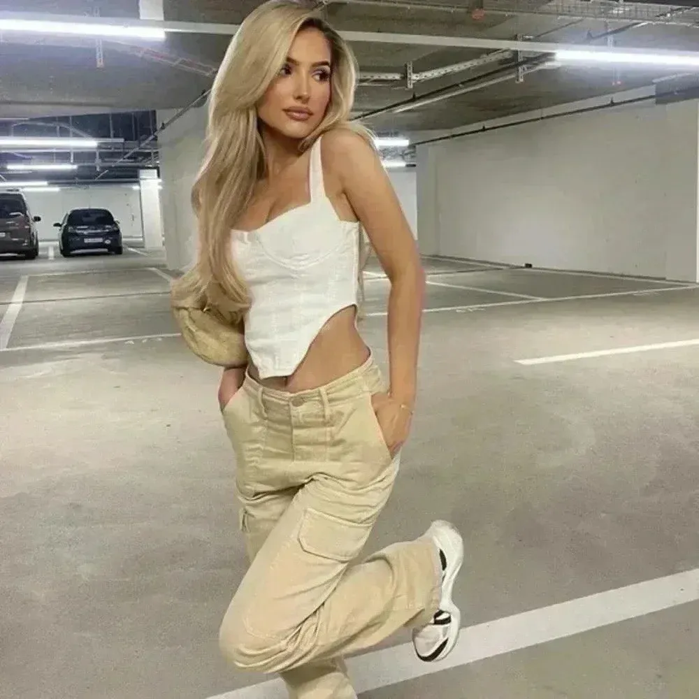 Zara denim corset top‎ - Image 5