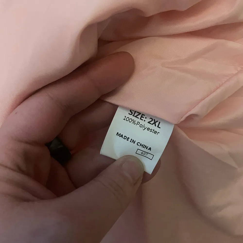 Dokotoo Women's Quilted Vest 2X Floral Lightweight No Zipper Orange - Image 5